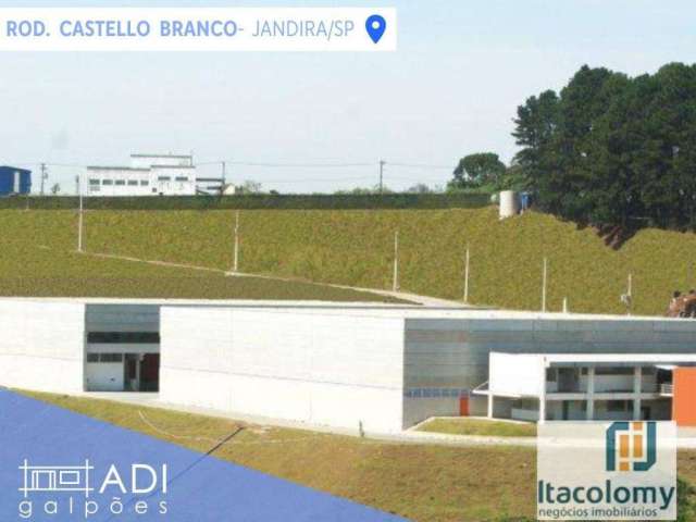 Galpão Industrial Locação - 1.215 m² - Jandira - SP