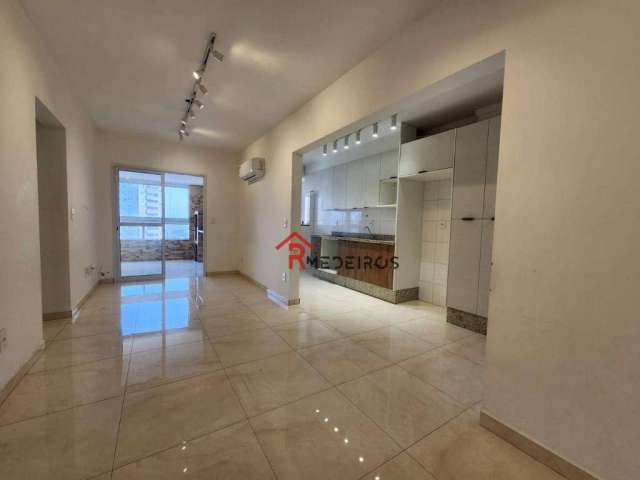 Apartamento com 2 dormitórios, 82 m² - venda por R$ 480.000,00 ou aluguel por R$ 4.500,00 - Vila Guilhermina - Praia Grande/SP