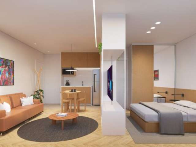 Apartamento studio com 1 dormitório à venda, por R$ 452.269 - Centro Cívico - Curitiba/PR