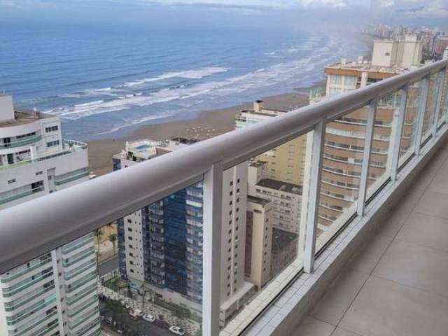 Cobertura com 4 dormitórios à venda, 254 m² por R$ 3.000.000,00 - Canto do Forte - Praia Grande/SP