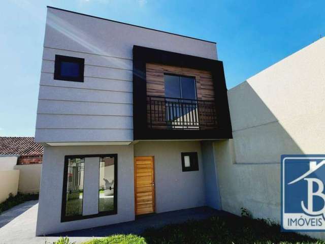 Sobrado com 3 dormitórios à venda, 82 m² por R$ 439.000,00 - Guaraituba - Colombo/PR