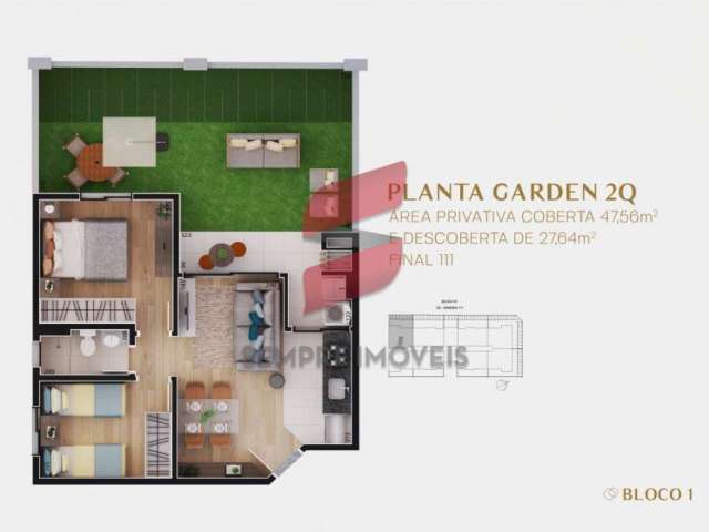 Apartamento com 2 quartos à venda na Rua Paulo Kissula, 922, Capão da Imbuia, Curitiba, 47 m2 por R$ 394.900