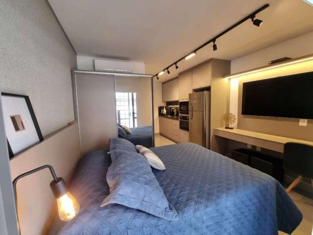Apartamento com 1 dormitório, 24 m² - venda por r$ 490.000 ou aluguel por r$ 3.870/mês - brooklin - são paulo/sp