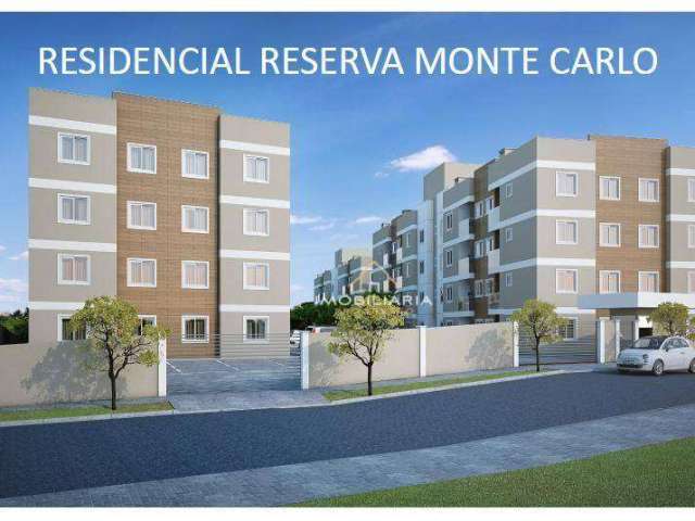 Apartamento com 2 dormitórios à venda, 51 m² por R$ 280.000,00 - Itália - São José dos Pinhais/PR