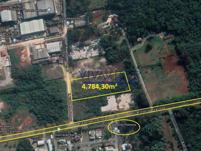 Terreno comercial à venda na Rua Aviador Max Fontoura, 1149, Centro Industrial Mauá, Colombo por R$ 3.500.000