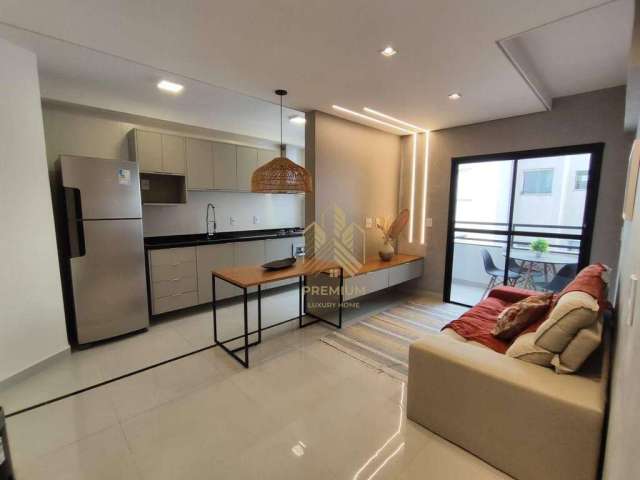 Apartamento com 2 dormitórios para alugar, 61 m² por R$ 4.365,00/mês - Alvinópolis - Atibaia/SP