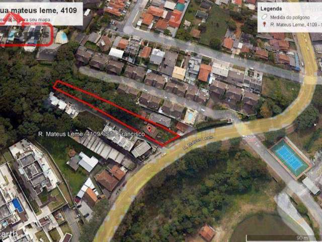 Terreno à venda, 1320 m² por R$ 2.100.000,00 - São Lourenço - Curitiba/PR