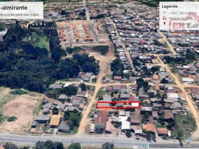 Terreno à venda, 624 m² por R$ 290.000,00 - Cachoeira - Almirante Tamandaré/PR