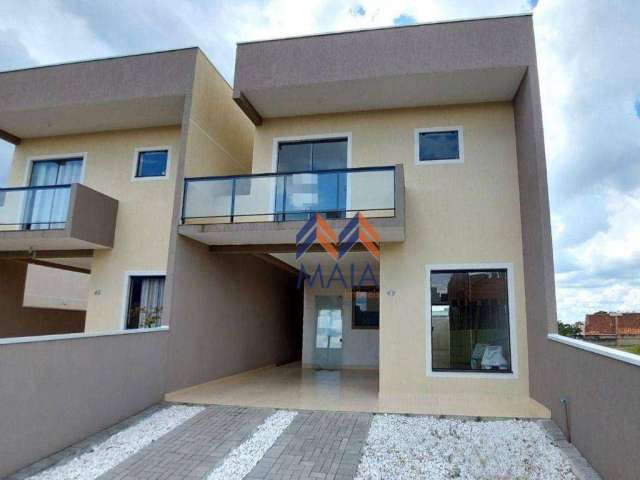 Sobrado com 3 dormitórios à venda, 126 m² por R$ 630.000,00 - Costeira - São José dos Pinhais/PR