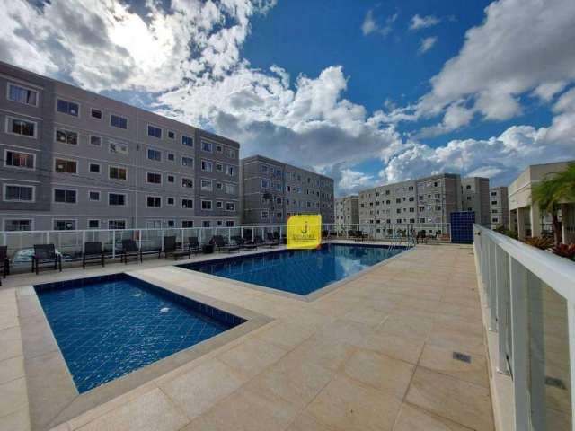 Apartamento com 2 dormitórios, 42 m² - venda por R$ 185.000,00 ou aluguel por R$ 1.005,35 - Santos Dumont - Juiz de Fora/MG