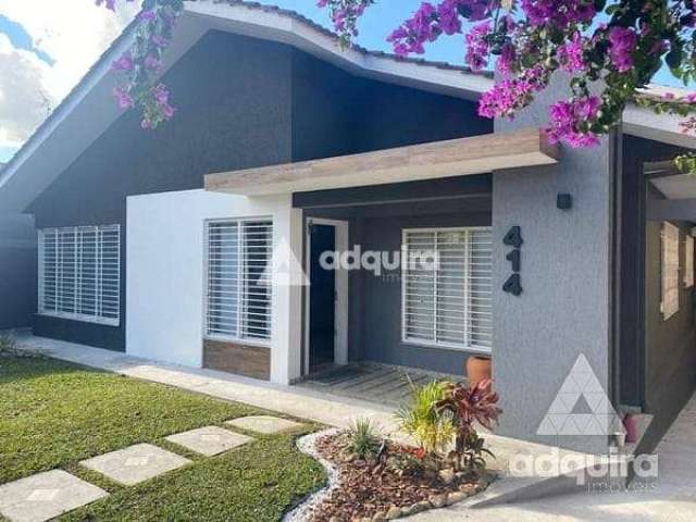 Casa à venda 3 Quartos, 1 Suite, 2 Vagas, 624M², Jardim Carvalho, Ponta Grossa - PR