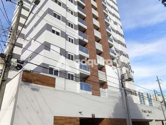 Apartamento semimobiliado para locação no Centro, 3 quartos sendo 1 suíte, 2 vagas,  Ponta Grossa,