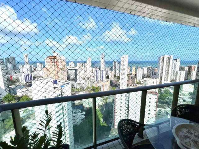 Apartamento á venda com quatro (04) quartos, três (03) vagas em Boa Viagem, Recife-PE. Edf. Saint Antinori