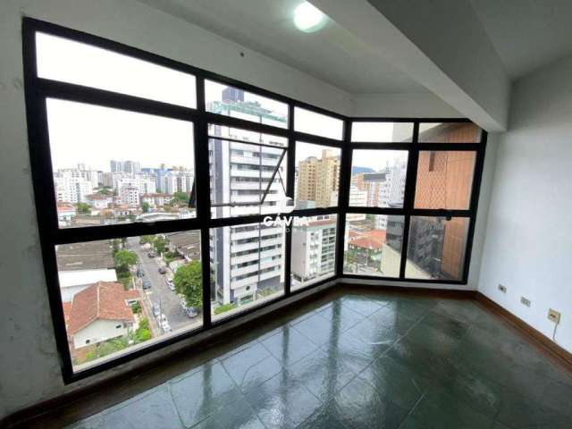 Apartamento com 2 dormitórios à venda na Ponta da Praia em Santos