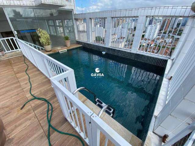 Cobertura Triplex com piscina privativa no Bairro da Ponta da Praia em Santos