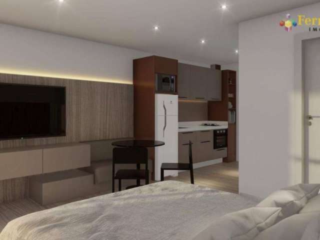 Apartamento com 1 dormitório à venda, 26 m² por R$ 292.930,64 - Cristo Rei - Curitiba/PR