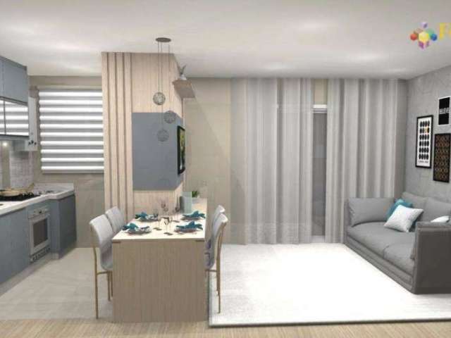 Apartamento com 2 dormitórios à venda, 50 m² por R$ 339.900,00 - Loteamento Montparnasse - Almirante Tamandaré/PR
