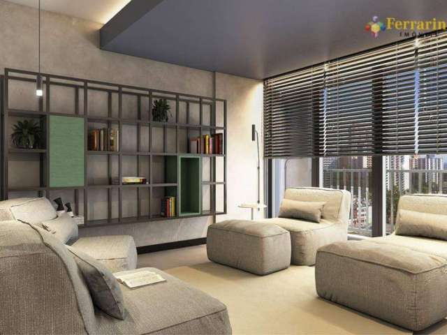 Apartamento com 2 dormitórios à venda, 35 m² por R$ 356.449,56 - Centro - Curitiba/PR
