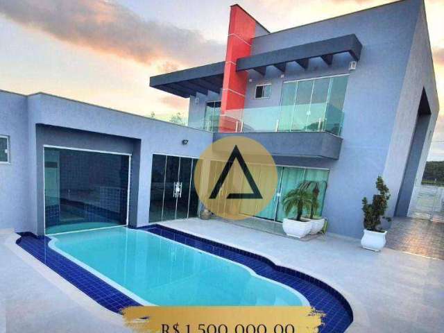 Casa à venda, 320 m² por R$ 1.500.000,00 - Viverde II - Rio das Ostras/RJ