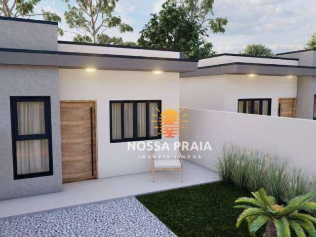Casa com 2 dormitórios à venda, 62 m² por R$ 285.000,00 - Brandalize - Itapoá/SC