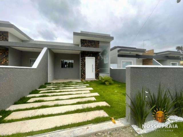 Casa com 2 dormitórios à venda, 57 m² por R$ 315.000,00 - Rio Gracioso - Itapoá/SC