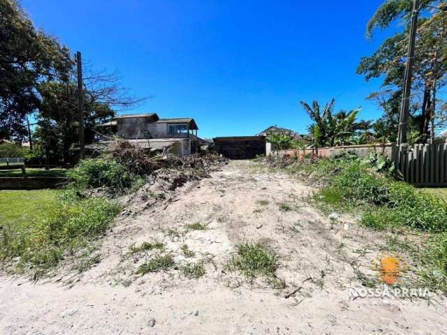Terreno pronto para construir a 190 metros da praia à venda, 384 m² por R$ 375.000 - Princesa do Mar - Itapoá/SC