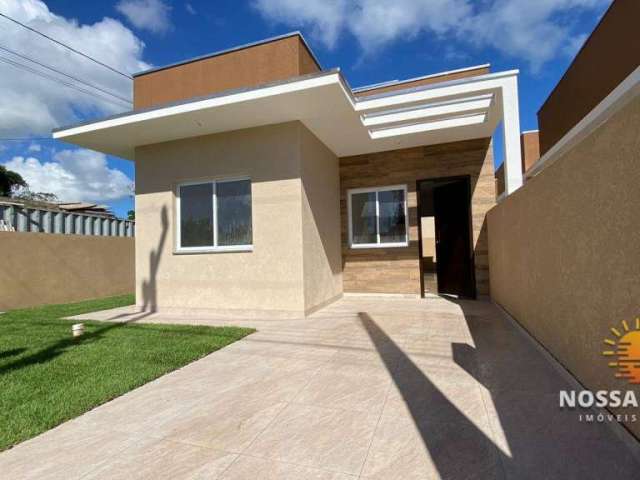Casa de esquina a 700 metros do mar com 2 dormitórios à venda, 50 m² por R$ 329.000 - Princesa do Mar - Itapoá/SC