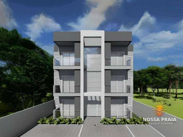 Apartamento com 2 dormitórios à venda, 62 m² por R$ 360.000,00 - Brasília - Itapoá/SC