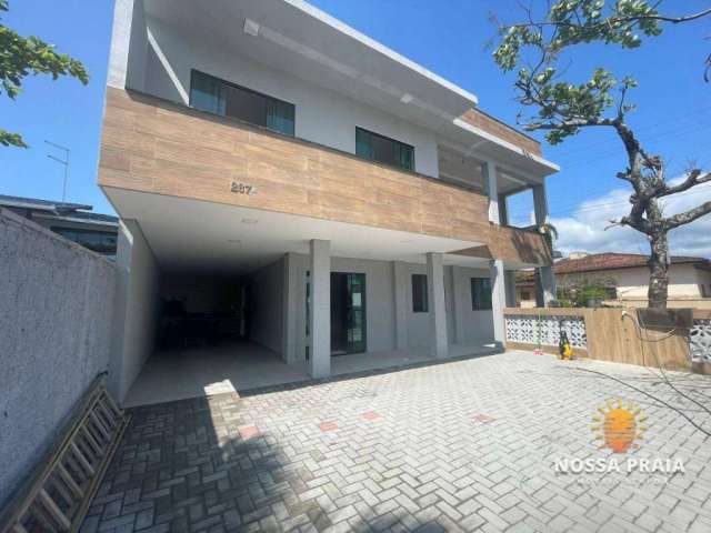 Casa com 3 dormitórios a 200 metros da praia locação diária  por R$ 800/dia - Residencial Príncipe - Itapoá/SC
