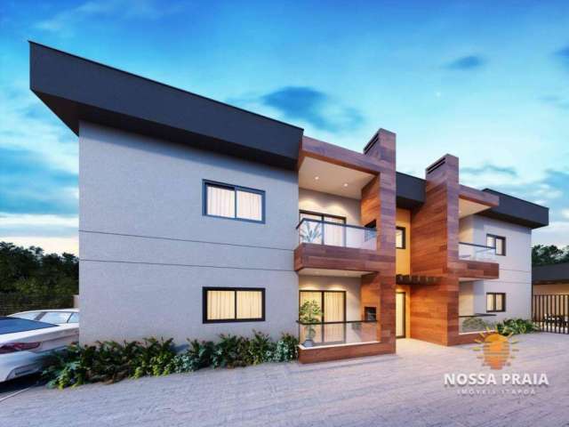 Apartamento (LANÇAMENTO) com 2 dormitórios à venda, 57 m² por R$ 379.000 - Praia do Imperador - Itapoá/SC