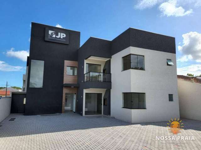 Apartamento mobiliado a apenas 400 metros do mar com 2 dormitórios à venda, 80 m² por R$ 499.000 - Pérola do Atlântico - Itapoá/SC