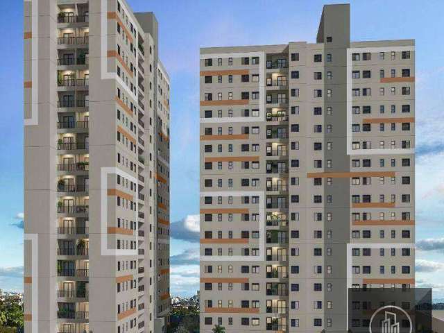 Apartamento com 2 dormitórios à venda, 55 m² por R$ 237.000,00 - Jardim Paulistano - Sorocaba/SP