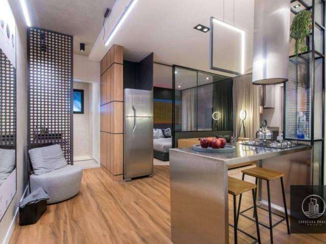 Apartamento com 1 dormitório à venda, 44 m² por R$ 470.000 - Parque Campolim - Sorocaba/SP
