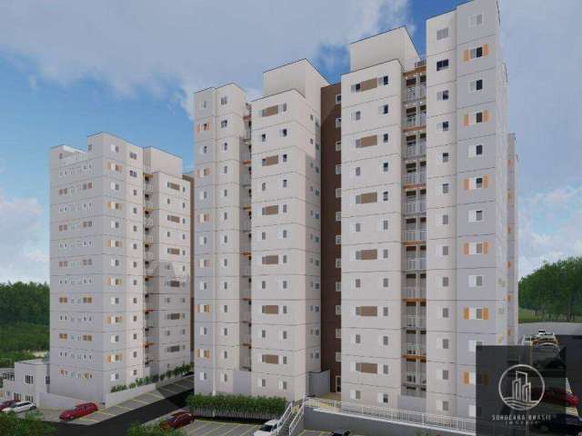 Apartamento com 2 dormitórios à venda, 42 m² por R$ 210.000 - Chácaras Reunidas São Jorge - Sorocaba/SP