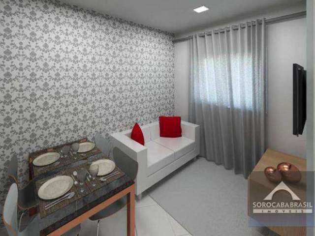Apartamento com 1 dormitório à venda, 26 m² por R$ 130.000,00 - Wanel Ville - Sorocaba/SP