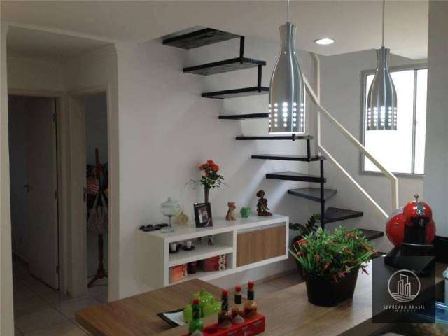 Apartamento Duplex com 2 dormitórios à venda, 110 m² por R$ 360.000,00 - Condomínio Residencial Spazio Salute - Sorocaba/SP