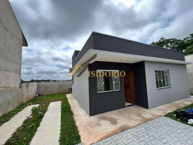 Casa em condomínio fechado com 3 quartos à venda na Rua do Jacarandá, Parque do Embu, Colombo, 60 m2 por R$ 280.000