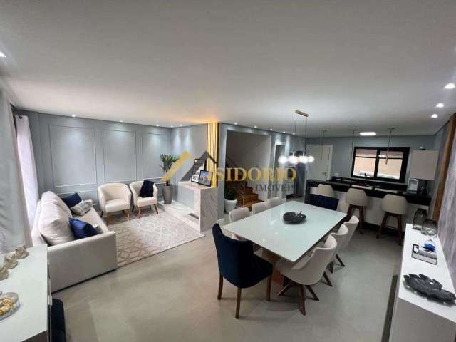 Casa em condomínio fechado com 3 quartos à venda na Rua Delício dal'Pra, Atuba, Curitiba, 160 m2 por R$ 880.000