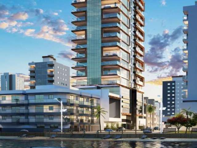 20m do Mar | Excelente Apartamento Novo | 4 Suítes, 3 vagas de Garagem na Meia Praia em Itapema/SC - Imobiliária África