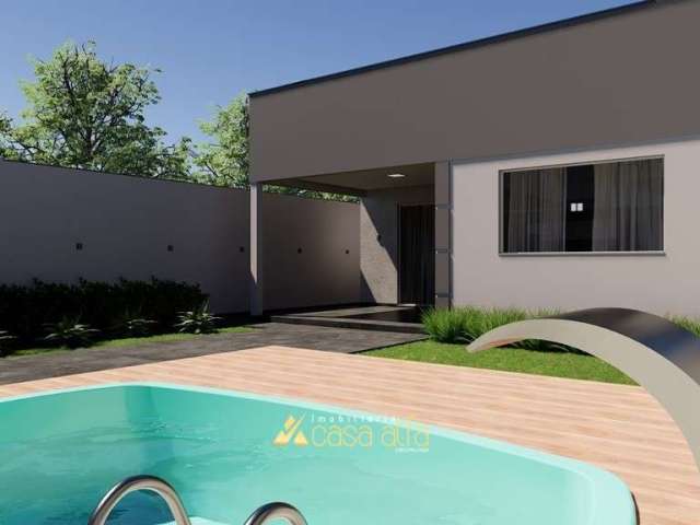 Casa com piscina em Paranaguá