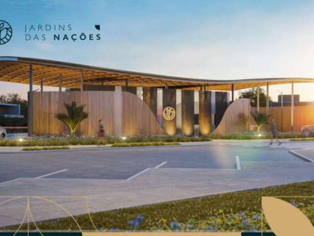 Terreno à venda Cond. Jardins das Nações Urbanova - SJC - 800,88 m² PLANO - Fundos para área verde!