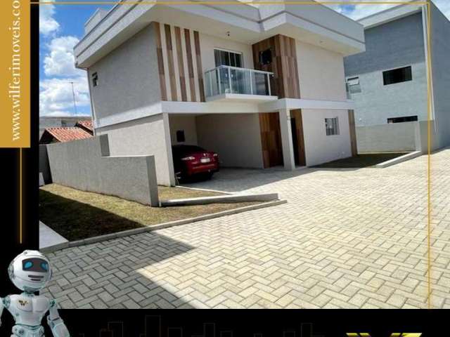 Casa com 3 quartos à venda na Rua Euclides da Cunha Ribas, Atuba, Pinhais, 144 m2 por R$ 680.000