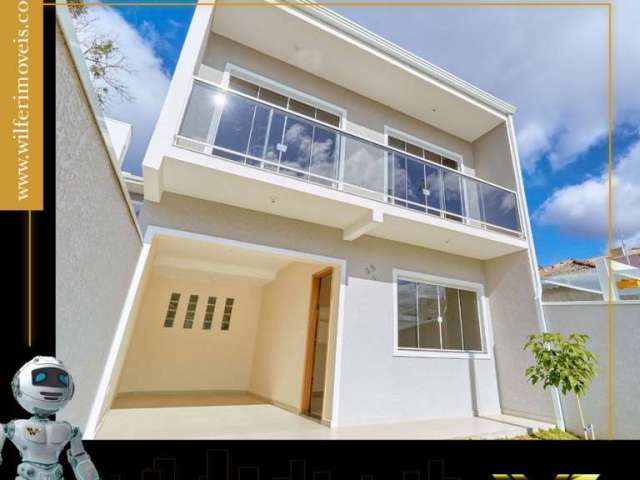Casa com 3 quartos à venda na Rua Fernando Munhoz de Souza, Alto Boqueirão, Curitiba, 86 m2 por R$ 399.000