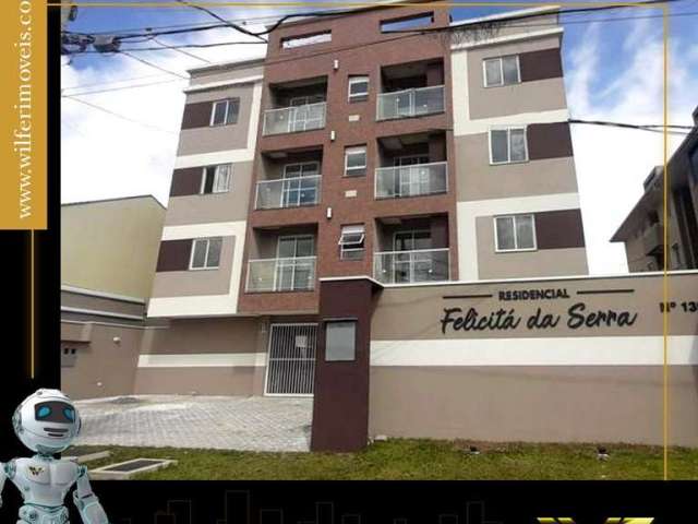 Apartamento com 3 quartos à venda na Rua Rio Tocantins, 139, Weissópolis, Pinhais, 67 m2 por R$ 450.000