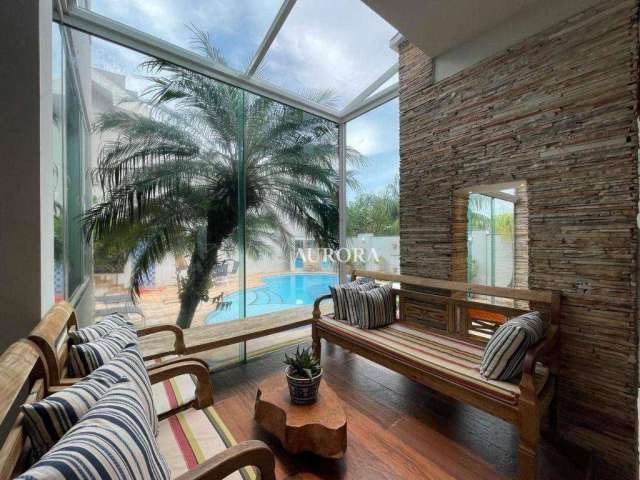 Casa com 4 dormitórios para alugar, 350 m² por R$ 16.500,00/mês - Royal Park Residence &amp; Resort - Londrina/PR
