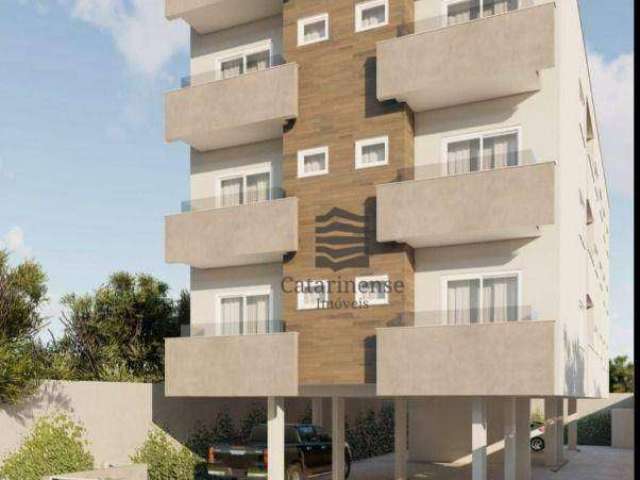 Apartamento com 2 dormitórios à venda, 56 m² por R$ 250.236,00 - Barra do Aririú - Palhoça/SC