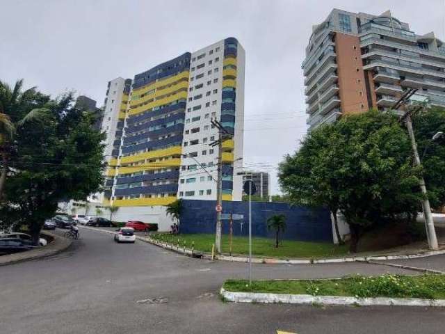 Apartamento padrão em torre única medindo 67 m² dividido em 2/4 no nono andar do Edifício Atlântico Ville norte sul Anquise Reis vender Jardim Armação