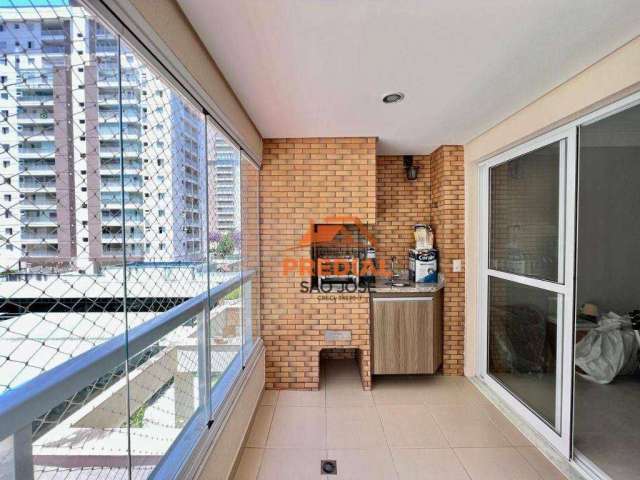 Apartamento com 3 dormitórios para alugar, 82 m² por R$ 4.950/mês - Jardim Aquarius - São José dos Campos/SP