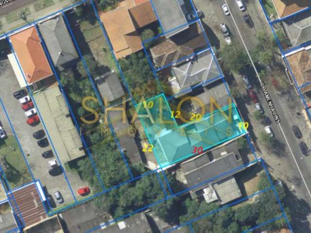 Terreno à venda na Rua Lamenha Lins, Centro, Curitiba, 420 m2 por R$ 850.000