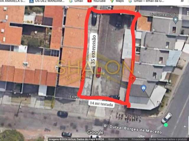 Terreno comercial à venda na Rua Durval Borges de Macedo, 67, Capão da Imbuia, Curitiba por R$ 1.155.000